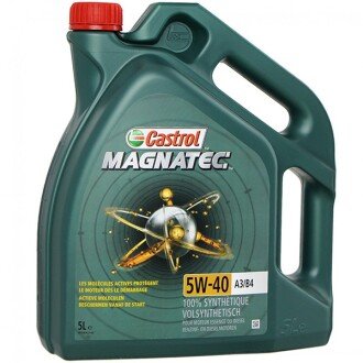 Моторное масло Magnatec A3/B4 5W-40, 5 л - CASTROL 15C9D3