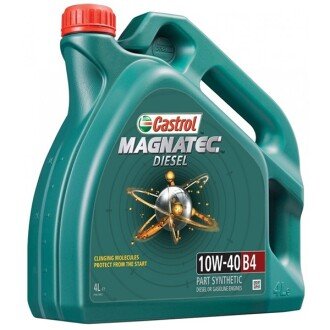 Моторное масло Magnatec Diesel B4 10W-40, 4 л - (93165216, 93165213) CASTROL 15CA2B (фото 1)