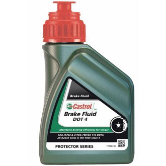 Рідина гальмівна Brake Fluid DOT-4, 0.5л - CASTROL 15CD19