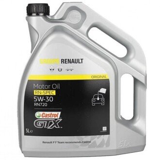 Моторное масло GTX RN-spec 5W-30, 5 л - CASTROL 15CFA6