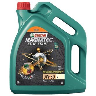 Моторна олива Magnatec Stop-Start D 0W-30, 5 л (15D603) - CASTROL 15D609 (фото 1)