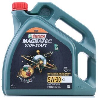 Моторна олива Magnatec Stop-Start C3 5W-30, 4 л - CASTROL 15D610