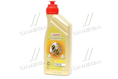 Олива трансміс. 75W-90 TRANSMAX UNIVERSAL LL, GL-4/GL-5, 1л, синт. - (83222365987) CASTROL 15DD0D (фото 1)