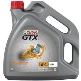 Моторна олива GTX A3/B4 5W-40, 4 л (15ECA6) - CASTROL 15E62C