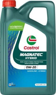 Magnatec Hybrid 0W-20 5л Синтетическое моторное масло - CASTROL 15F873