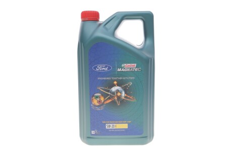 Олива 5W20 Magnatec Professional E (5L) (Ford WSS-M2C948-B) - CASTROL 15F8D7