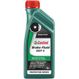 BRAKE FLUID DOT 4 12X1L - CASTROL EB-CBFDT4-12X1L (фото 1)