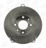 Диск тормозной передний (кратно 2) Renault Sandero (08-), Clio II (98-16), Logan I (04-) - (2677509716, 6001547684, 6001549211) CHAMPION 561235CH (фото 2)