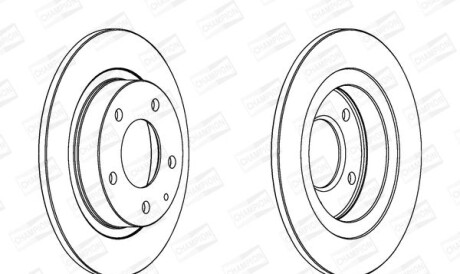 Диск гальмівної - CHAMPION 561717CH