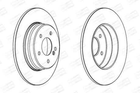 Диск гальмівний - CHAMPION 562014CH