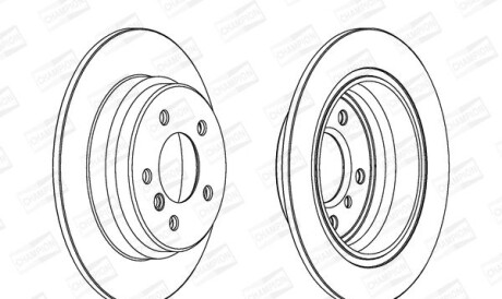 Диск гальмівної - CHAMPION 562062CH