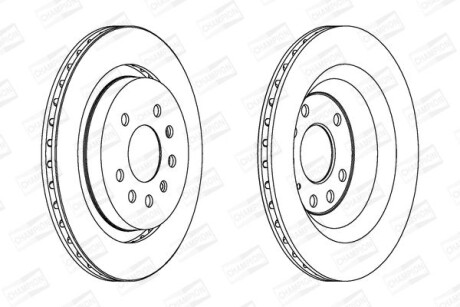 Диск гальмівний - CHAMPION 562220CH
