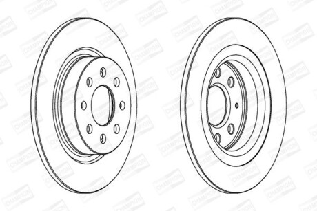 Диск гальмівний - CHAMPION 562305CH
