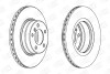 Диск тормозной передний (кратно 2) Bmw 5 (E39) (95-03), 5 (E60) (01-10) - (34116756745, 34116764021, 34116864059) CHAMPION 562320CH (фото 1)