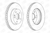 Диск тормозной передний (кратно 2) MB V-Class (W447) (14-), Viano (W639) (03-) - (6394210212, 6394210312, A6394210012) CHAMPION 562392CH (фото 1)