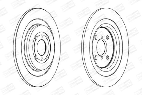 Диск гальмівний - CHAMPION 562422CH
