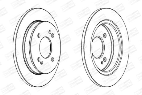Диск гальмівний - CHAMPION 562429CH