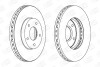 Диск тормозной передний (кратно 2) Nissan Almera (98-06), X-Trail (01-13) - (402064U107, 402063Y502, 402063Y503) CHAMPION 562441CH (фото 1)