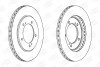 Диск гальмівний - (5521165D10, 5521165D11, 5521165D12) CHAMPION 562445CH (фото 1)