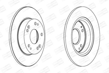 Диск гальмівний - CHAMPION 562544CH