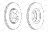 Диск гальмівний передній (кратно 2) Volvo S80 (06-), V70 (06-), XC70 (07-) (562643CH-1) - (1380046, 1404955, 1405509) CHAMPION 562643CH1 (фото 1)