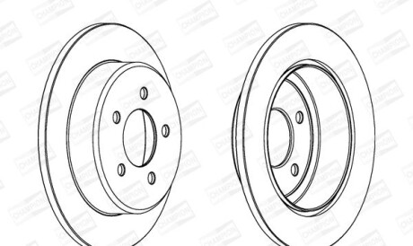 Диск гальмівної - CHAMPION 562646CH