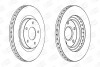 Диск тормозной передний (кратно 2) Jeep Compass (06-), Patriot (07-17)/ Mitsubishi ASX (09-) - (5105514AA, 15105514AA) CHAMPION 562790CH (фото 1)