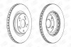 Диск гальмівний - (45251S9AE50, 45251SCAE50, 45251SMTE00) CHAMPION 562807CH (фото 1)