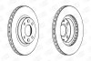 Диск тормозной передний (кратно 2) Renault Logan II (12-), Sandero II (12-), Clio IV (Bh_) (12-) - (402062650R, 402062212R, 402063149R) CHAMPION 562960CH (фото 1)