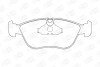 Комплект гальмівних накладок, дискове гальмо - (271587, 2715878, 271859) CHAMPION 571457CH (фото 1)