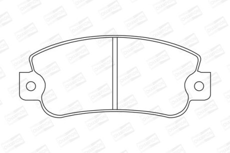 Колодки гальмівні дискові - CHAMPION 571464CH