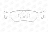 Комплект гальмівних накладок, дискове гальмо - (1030602, 1039106, 1079920) CHAMPION 571536CH (фото 1)