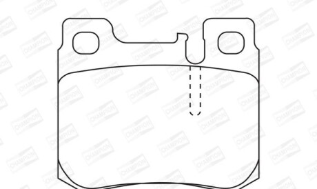 Db тормозные колодки задн. w124/202 2,0/2,2/2,8 - CHAMPION 571753CH