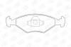 FIAT гальмівні колодки дискові Fiorino 93-2001 - (7075742, 71738155, 77362171) CHAMPION 571917CH (фото 1)