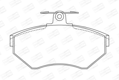 Колодки гальмівні дискові - CHAMPION 571969CH