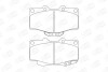 Колодки тормозные дисковые передние Toyota Land Cruiser (J7,J8,J9), 4 Runner (II - CHAMPION 572140CH (фото 1)