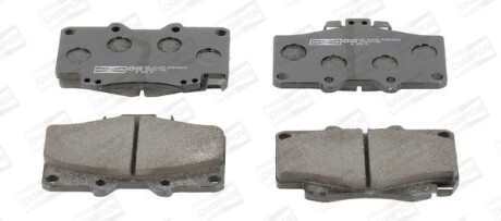 Фото 2 - Гальмівні колодки CHAMPION 572140CH