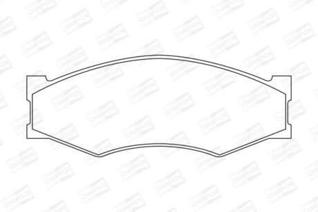 Колодки гальмівні дискові - ((D106MS1826, 4106050Y91, D106M50Y93, 4106050Y94, 4106063C90)) CHAMPION 572312CH