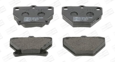 Фото 2 - Тормозные колодки CHAMPION 572450CH