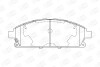 Колодки тормозные дисковые передние NISSAN CIMA (WY33) 96-01, PATHFINDER II (R50) 95-05 - (410601W385, 410601W386, 410601W387) CHAMPION 572466CH (фото 1)