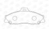 MAZDA Тормозные колодки передние B-serie,BT-50,Ford Ranger 1.8/3.0 96- - (uhy13329z, 2m342001fa, 3668591) CHAMPION 572537CH (фото 1)