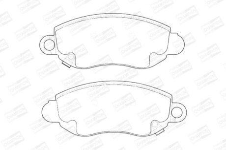 Колодки гальмівні дискові - CHAMPION 573015CH