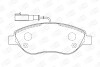 FIAT гальмівні колодки передн. Bravo, Stilo - ((77364589, 77365188, 77365808, 77362093, 77362196)) CHAMPION 573076CH (фото 1)