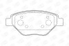 Комплект гальмівних накладок, дискове гальмо - (410609192R, 7701207673) CHAMPION 573123CH (фото 1)