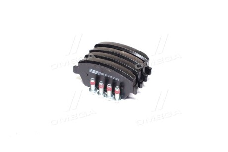 Колодки тормозные дисковые передние NISSAN Micra RENAULT Modus, Clio III - (d1060BH40A, 410604775R, 4154210510) CHAMPION 573125CH (фото 1)