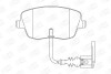 Комплект гальмівних накладок, дискове гальмо - ((6Q0698151C)) CHAMPION 573127CH (фото 1)