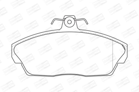 Гальмівні колодки - CHAMPION 573203CH