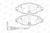 Колодки тормозные дисковые передние AUDI A3 (8V1) - (5Q0698151B, 5Q0698151F, 8V0698151) CHAMPION 573390CH (фото 1)