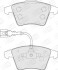 Комплект гальмівних накладок, дискове гальмо - (7L6698151B) CHAMPION 573391CH (фото 2)