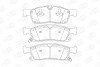 Колодки тормозные дисковые передние JEEP GRAND CHEROKEE IV (WK, WK2) - (68052369AA, 68052369AB, 68052370AA) CHAMPION 573459CH (фото 1)